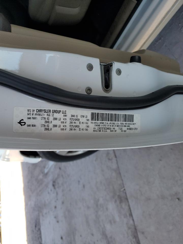 2012 Dodge RAM VIN 1C6RD7GT9CS340560 Copart auction photo, side / rear end damage thumbnail 12
