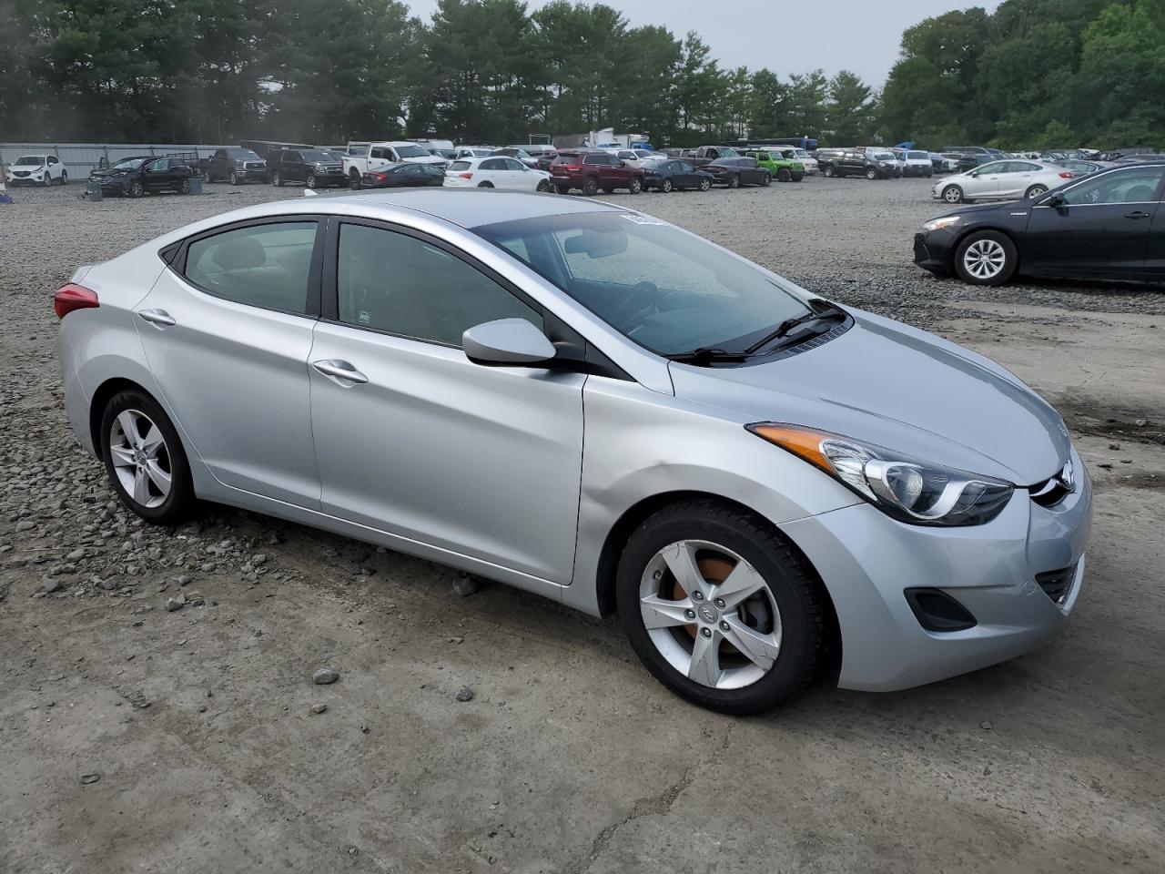 2013 Hyundai Elantra VIN 5NPDH4AE9DH390147 Copart auction photo, rear end damage thumbnail 4