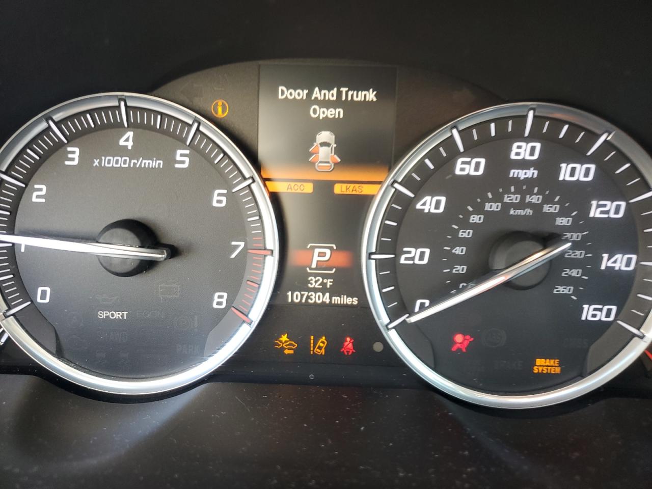 2016 Acura TLX VIN 19UUB3F72GA000072 Copart auction photo, rear end damage thumbnail 9