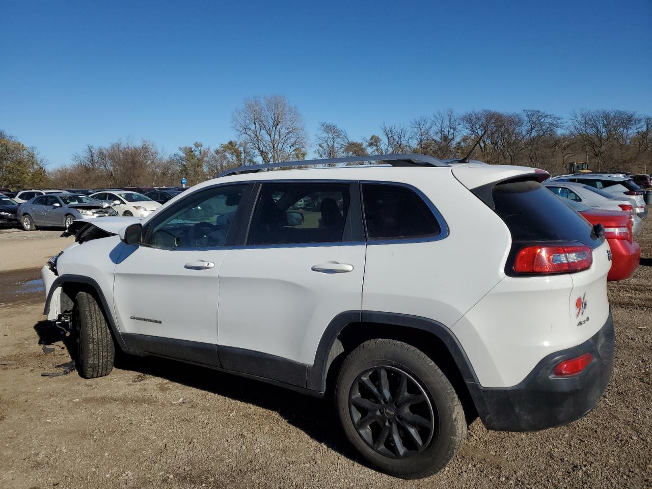 2014 Jeep Grand Cherokee VIN 1C4PJMCB5EW273231 Copart auction photo, front end / top/roof damage thumbnail 2