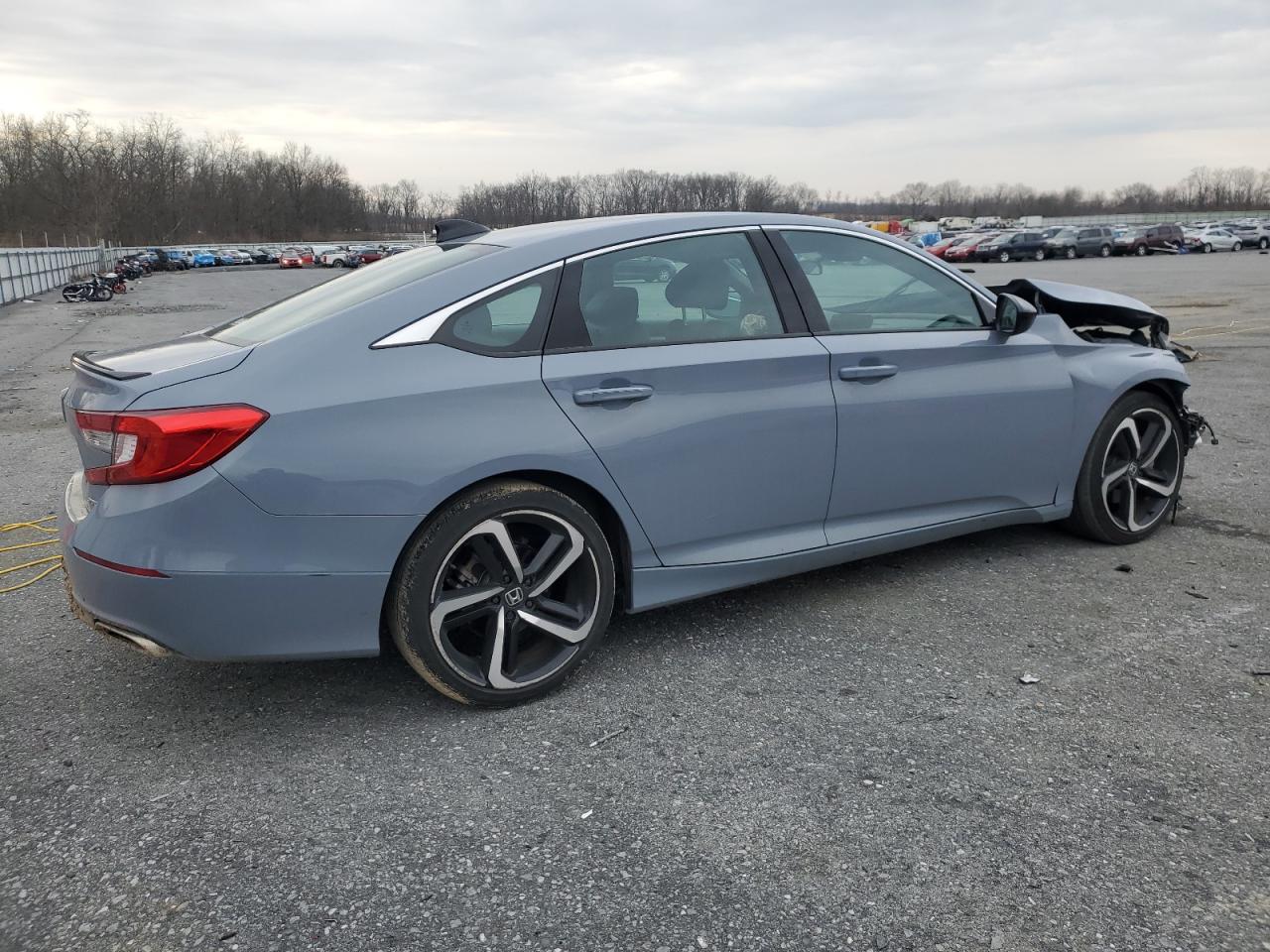 2022 Honda Accord VIN 1HGCV1F3XNA069836 Copart auction photo, front end damage thumbnail 3