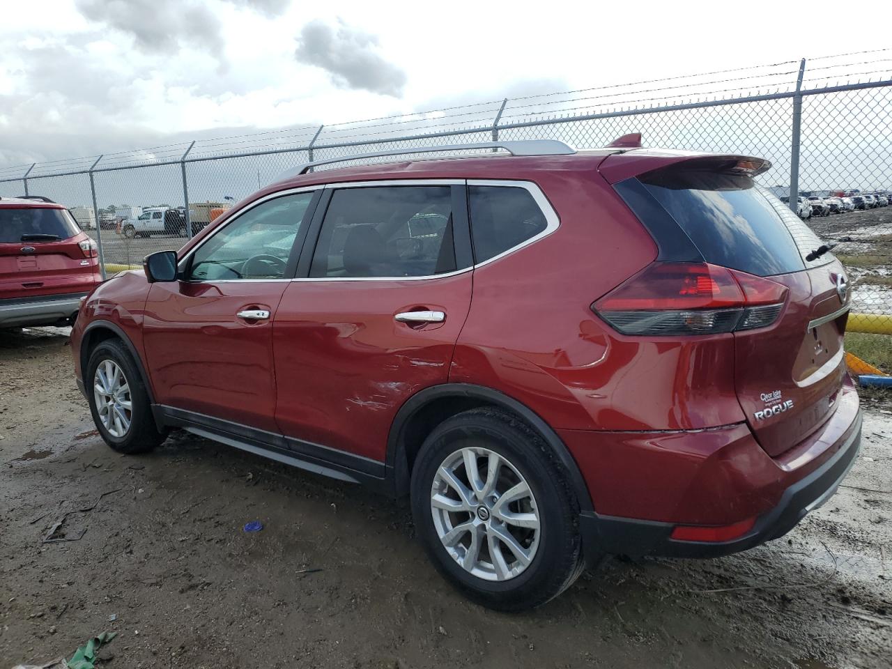 2018 Nissan Rogue VIN 5N1AT2MT4JC734647 Copart auction photo, side damage thumbnail 2