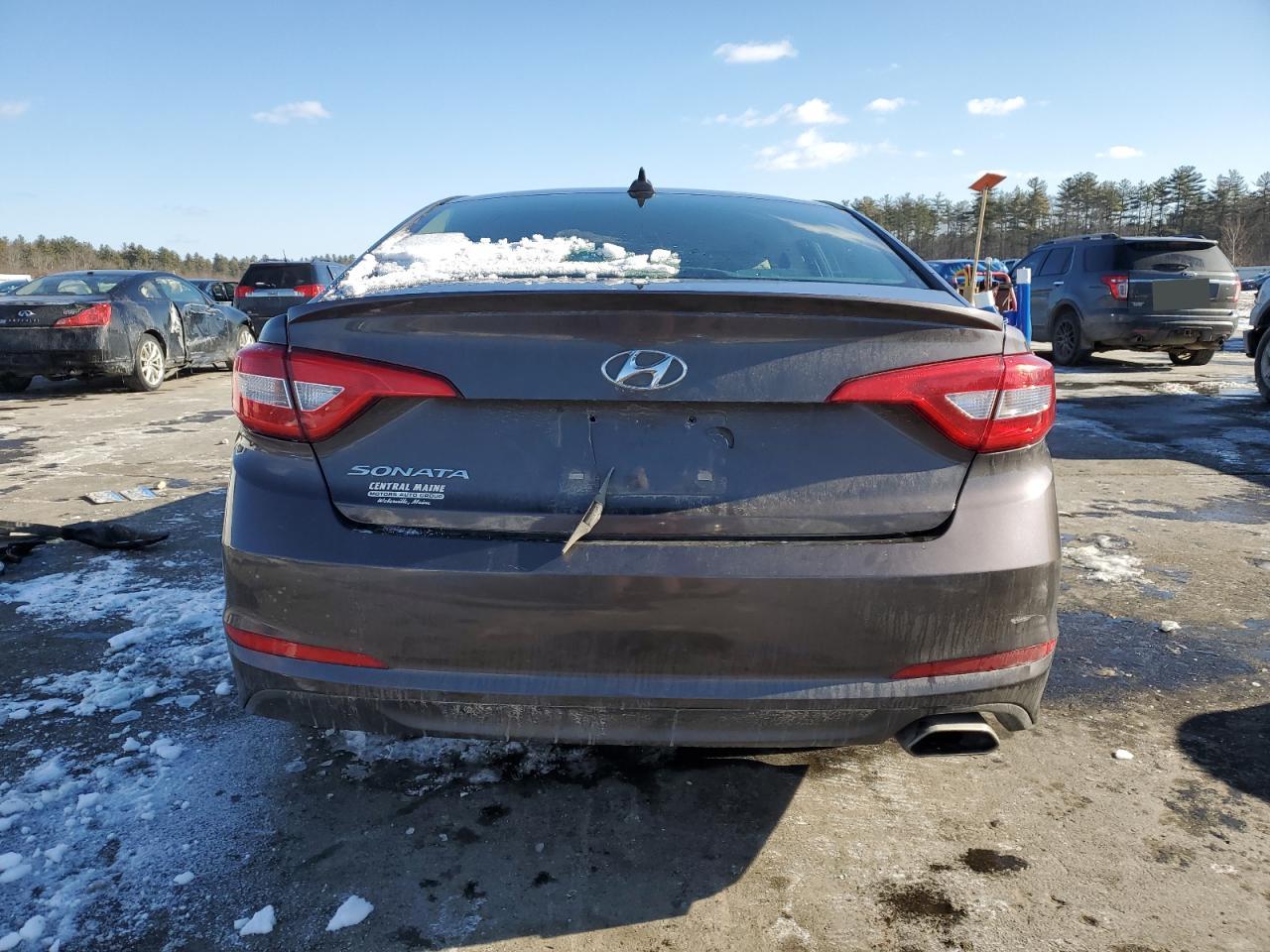 2015 Hyundai Sonata VIN 5NPE24AF8FH037769 Copart auction photo, all over damage thumbnail 6