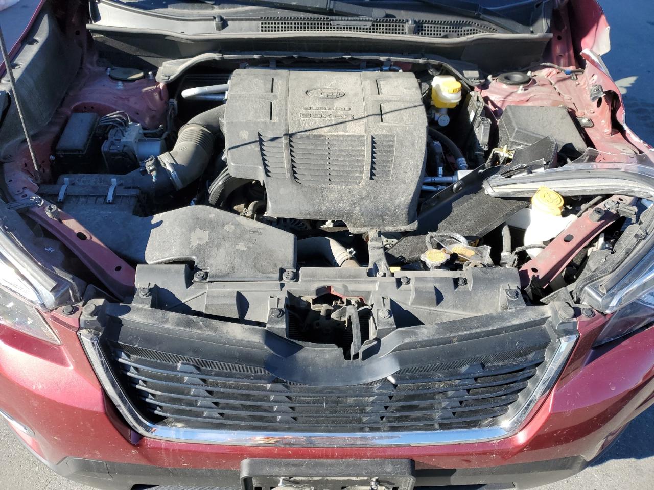 2020 Subaru Forester VIN JF2SKASC1LH528461 Copart auction photo, side / front end damage thumbnail 12