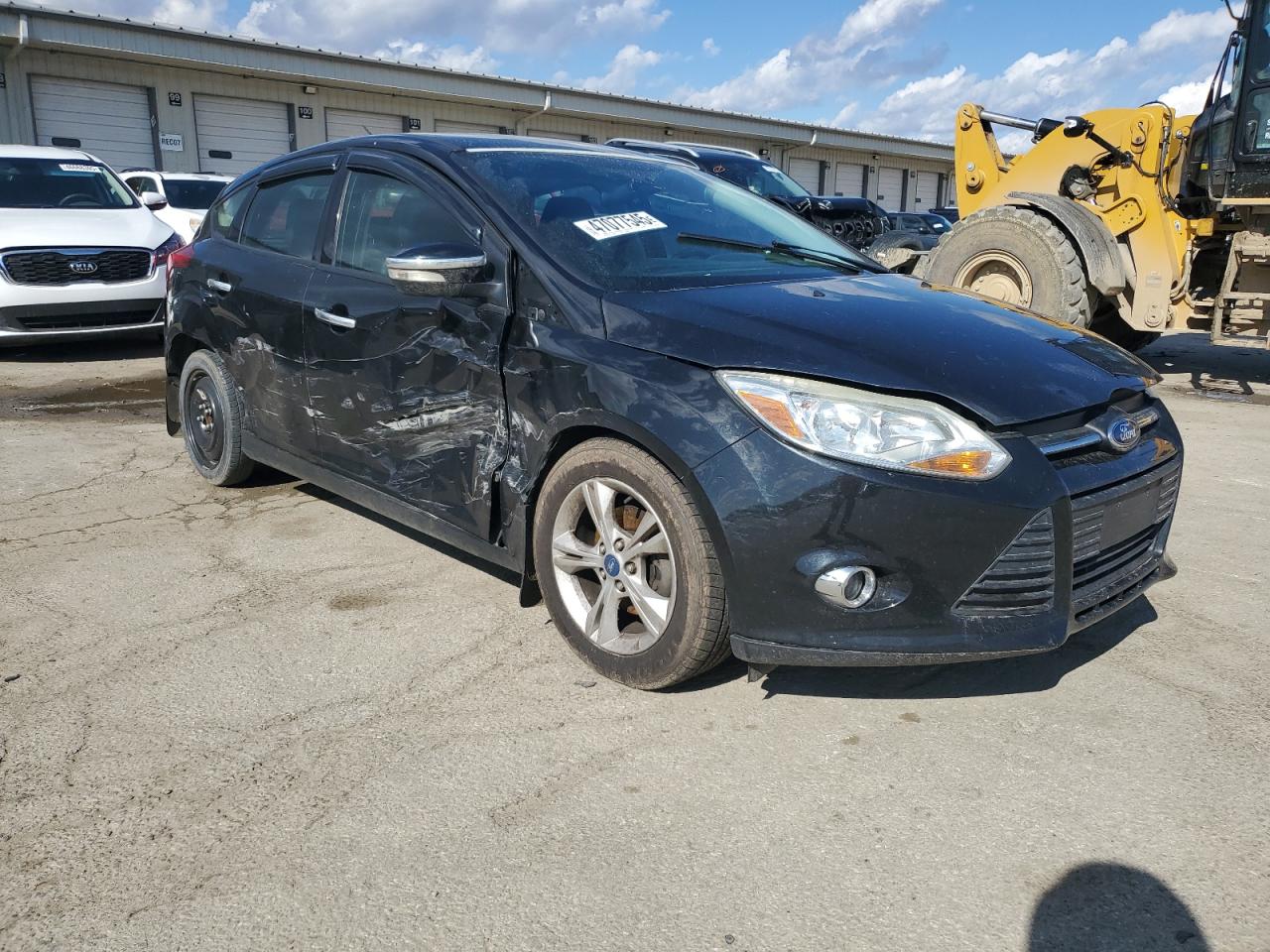 2013 Ford Focus VIN 1FADP3K22DL162834 Copart auction photo, side damage thumbnail 4