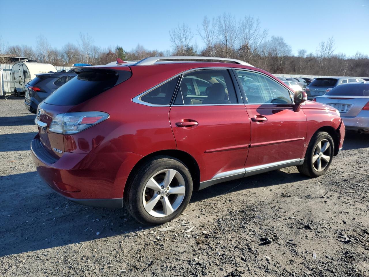 2012 Lexus RX VIN 2T2BK1BA8CC133416 Copart auction photo, front end / rear end damage thumbnail 3