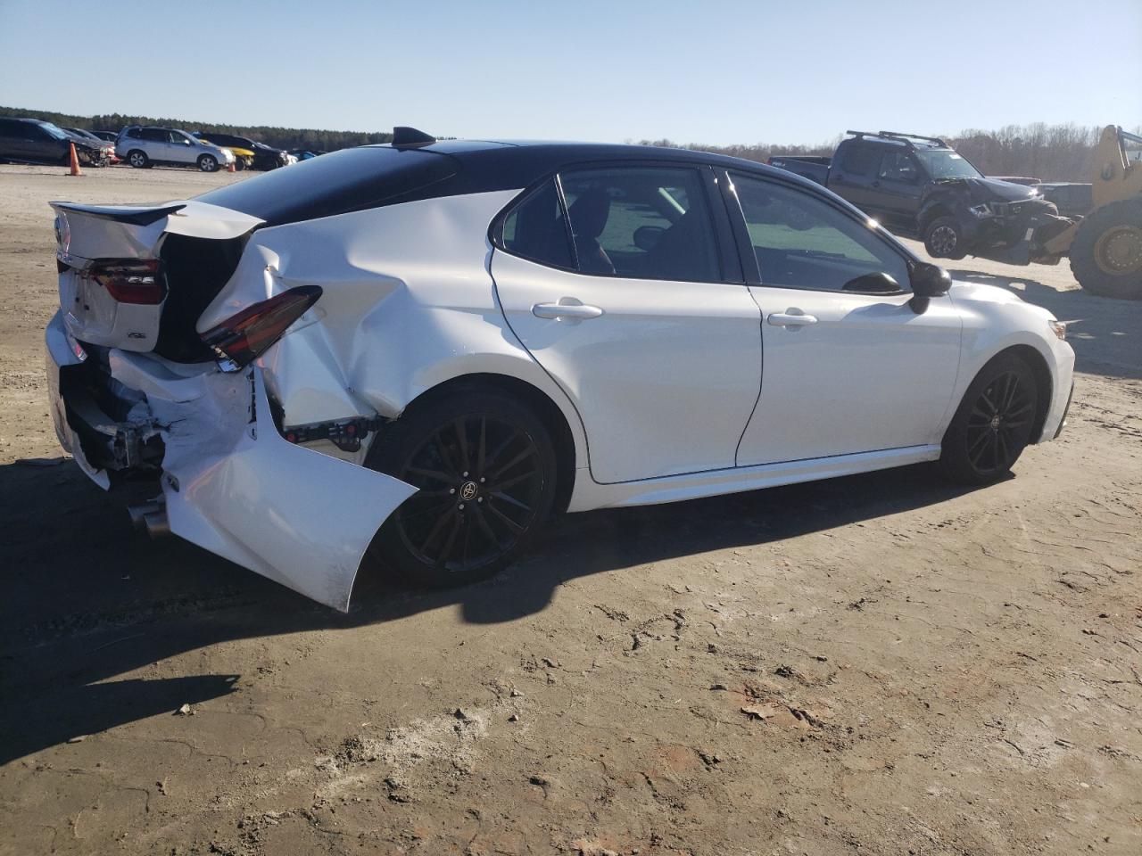 2023 Toyota Camry VIN 4T1K61AK1PU087872 Copart auction photo, rear end / side damage thumbnail 3