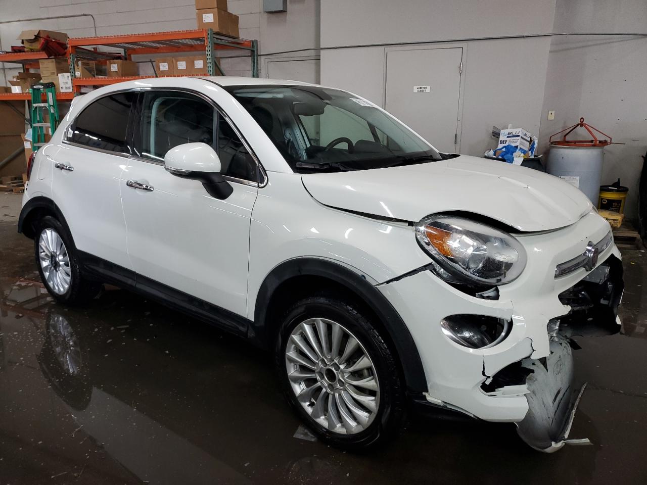 2016 Fiat 500 VIN ZFBCFYDT0GP326744 Copart auction photo, front end / rear end damage thumbnail 4