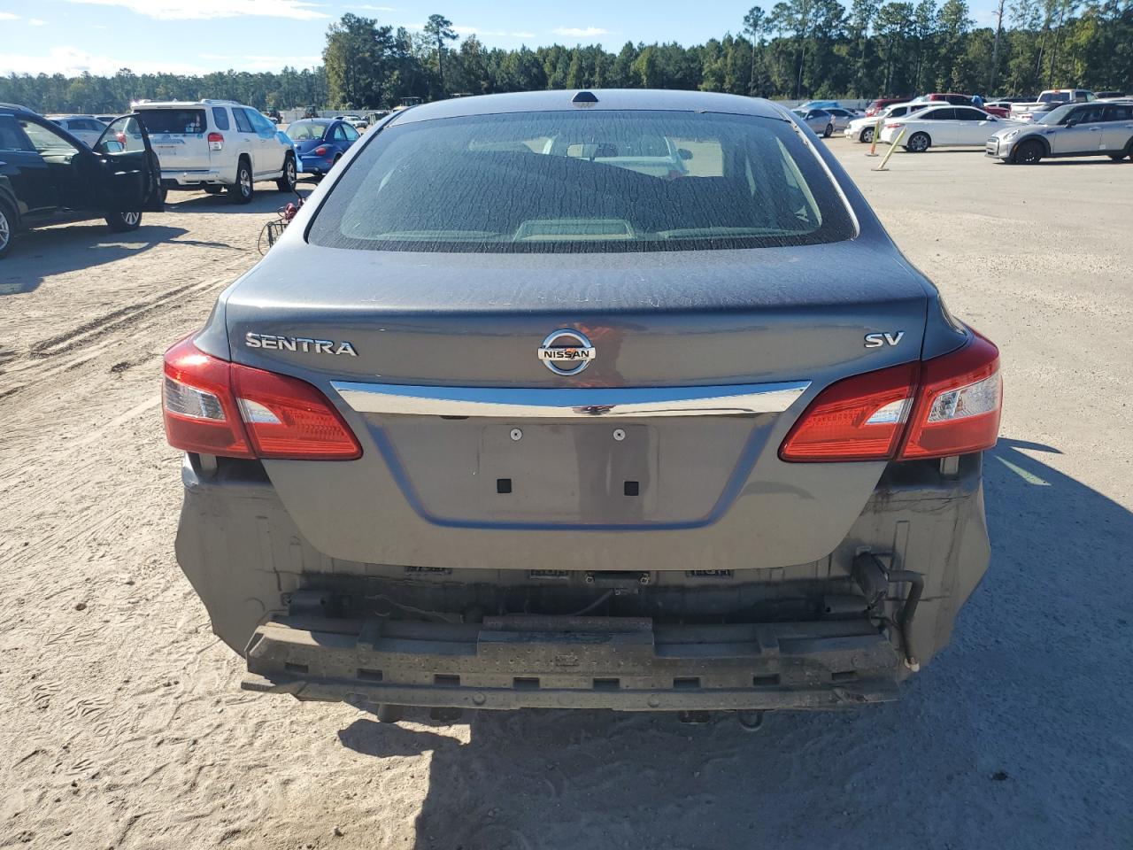 2017 Nissan Sentra VIN 3N1AB7AP8HL675566 Copart auction photo, rear end / front end damage thumbnail 6