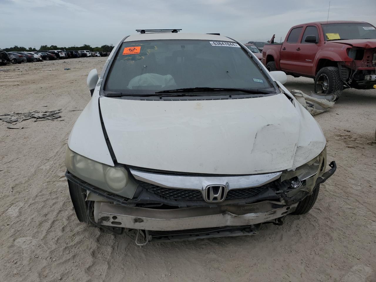 2009 Honda Civic VIN 19XFA16509E015005 Copart auction photo, front end damage thumbnail 5