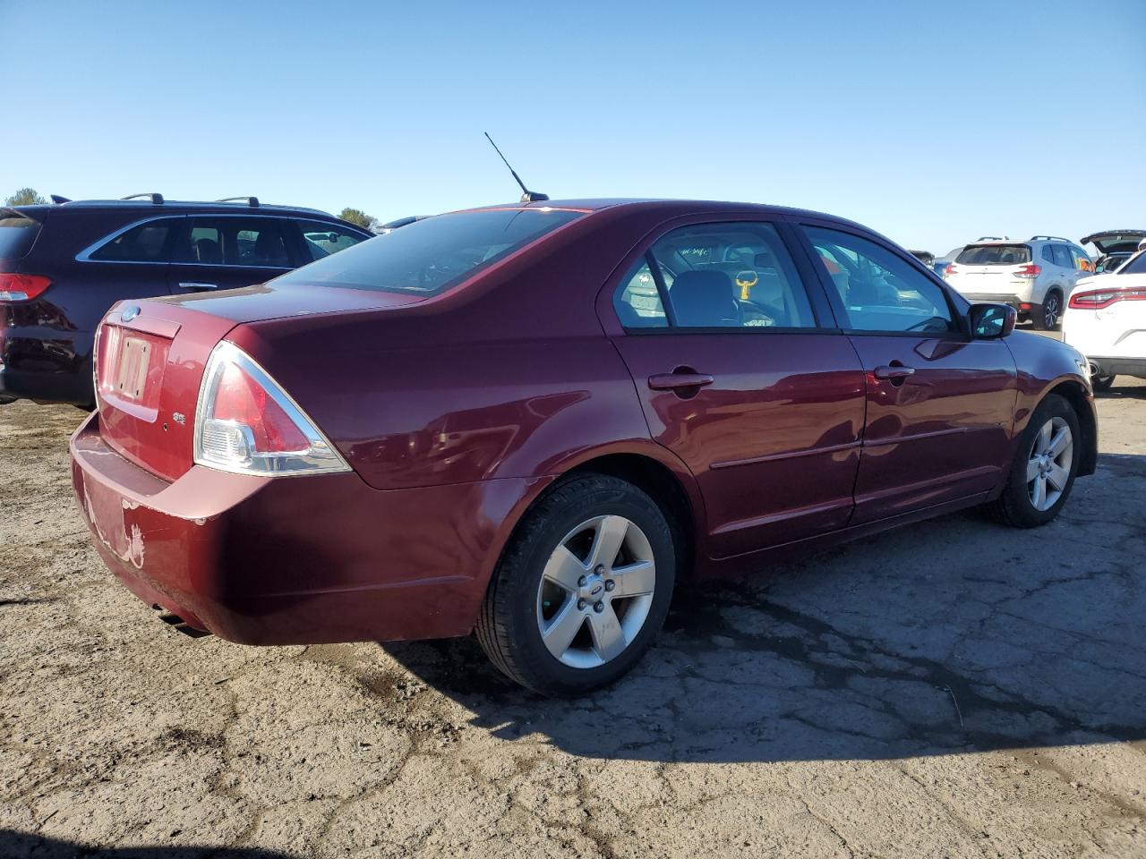 2007 Ford Fusion VIN 3FAHP07Z17R269580 Copart auction photo, side / front end damage thumbnail 3