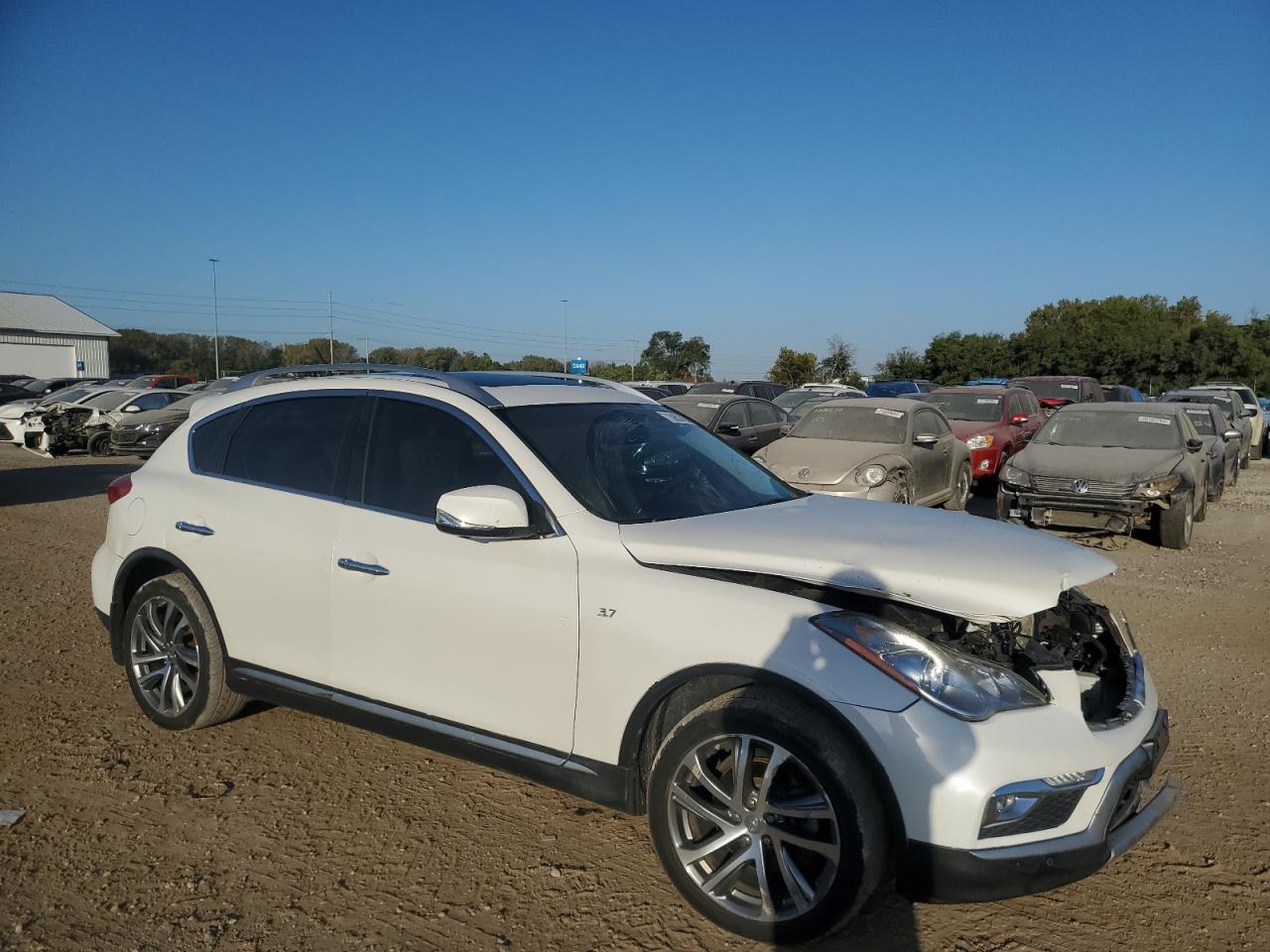 2017 Infiniti QX50 VIN JN1BJ0RR3HM413402 Copart auction photo, front end damage thumbnail 4