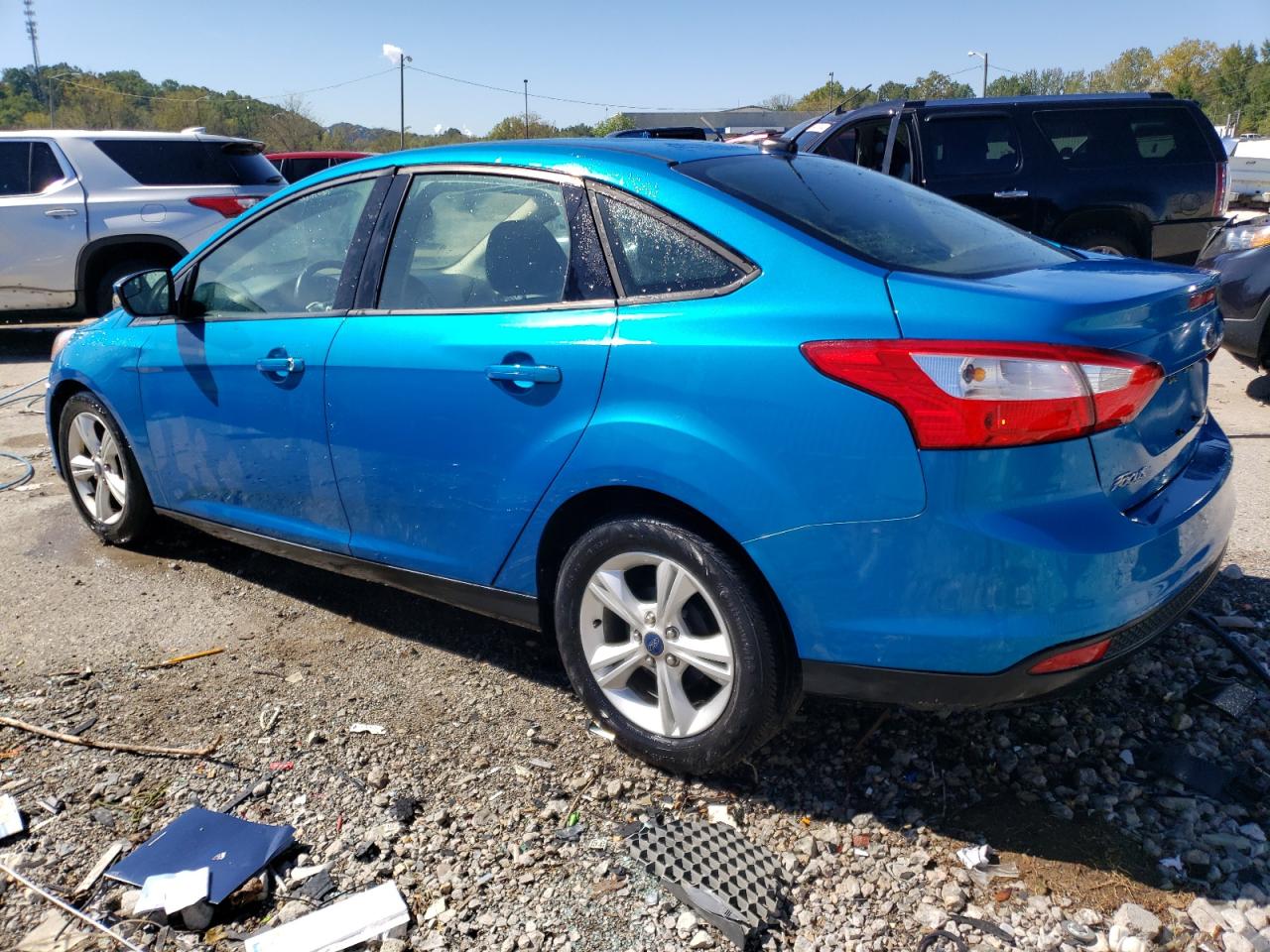 2014 Ford Focus VIN 1FADP3F27EL428683 Copart auction photo, front end damage thumbnail 2