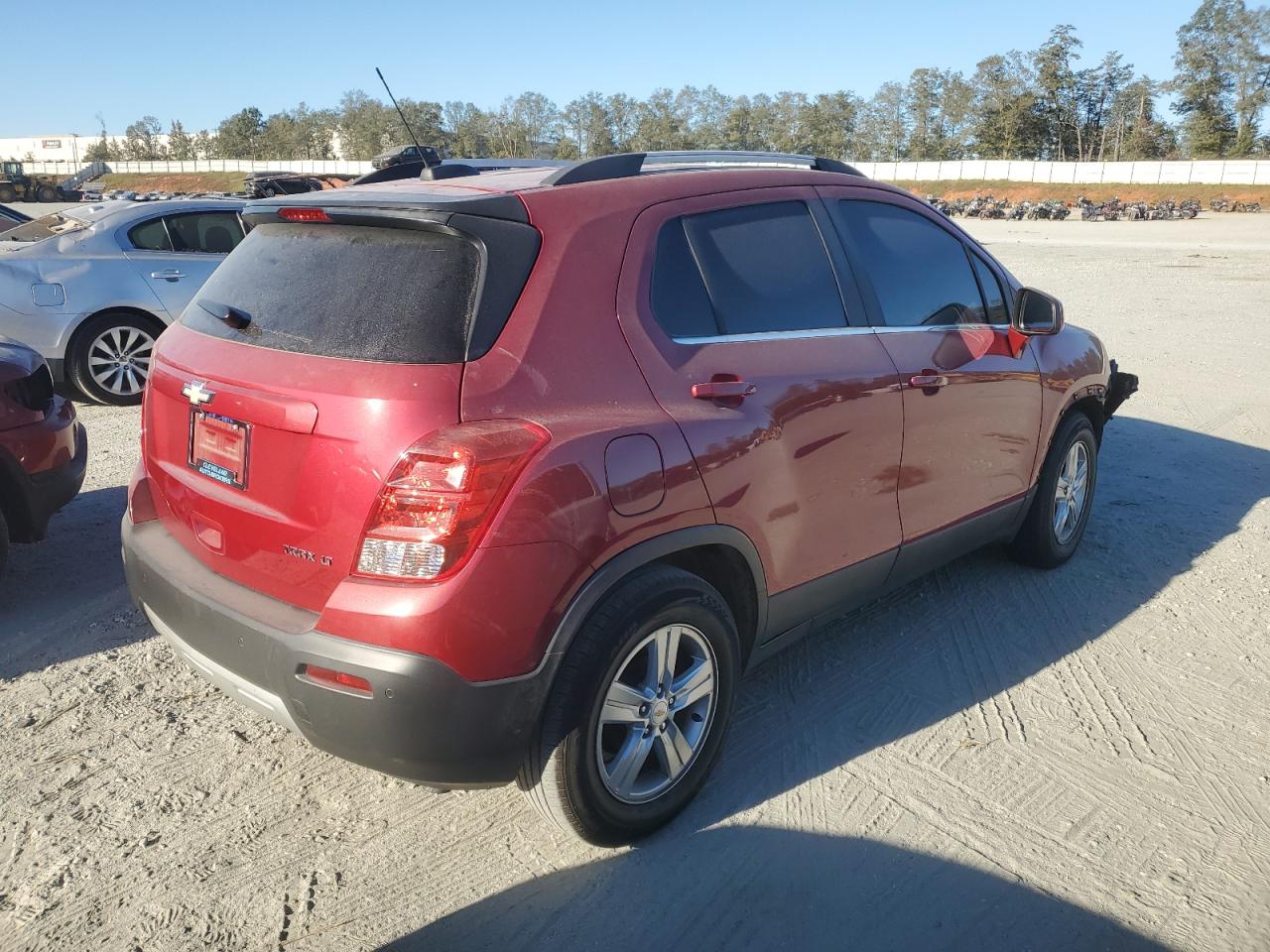 2015 Chevrolet Trax VIN KL7CJLSB1FB148291 Copart auction photo, front end damage thumbnail 3