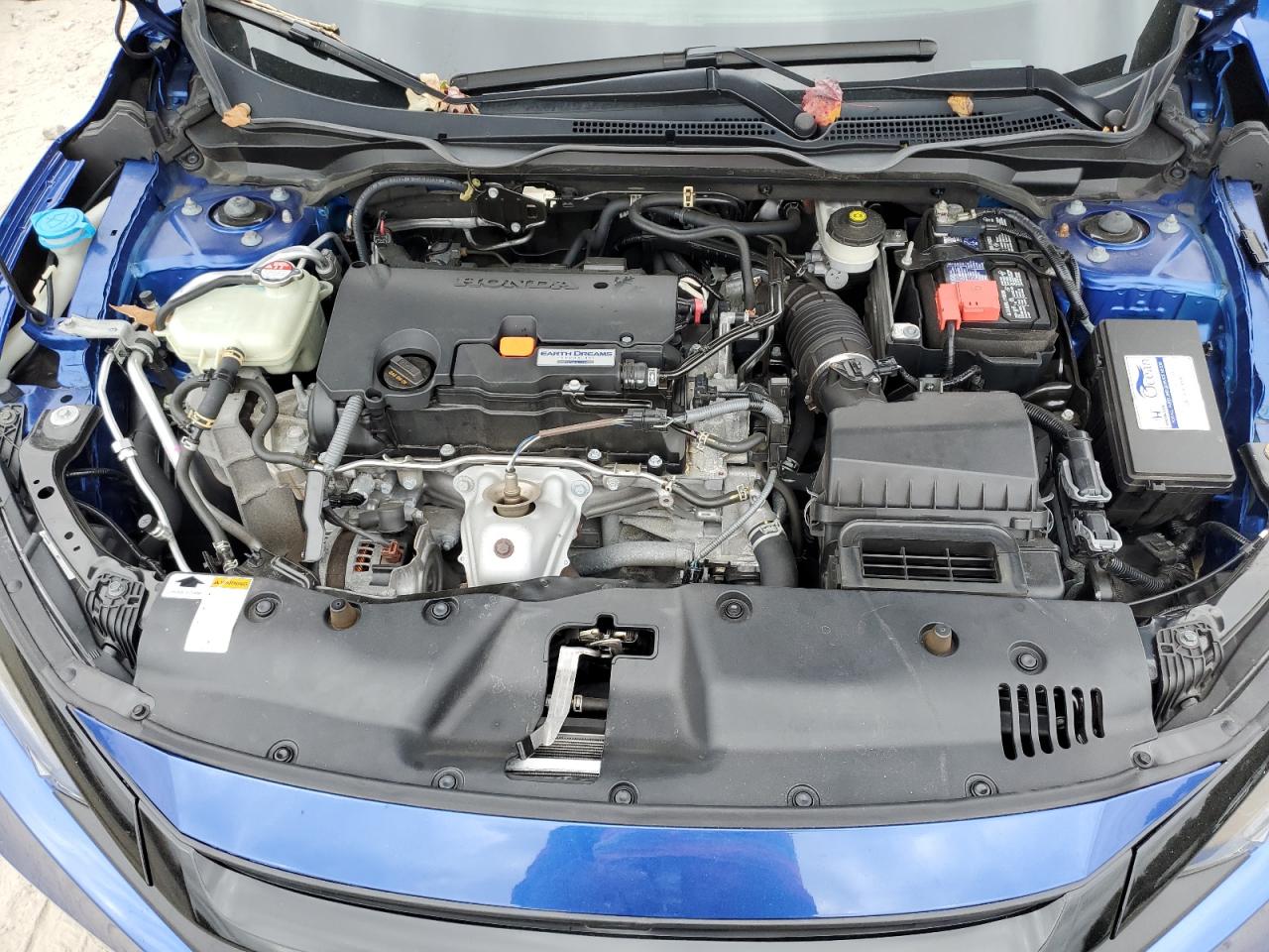 2020 Honda Civic VIN 2HGFC2F66LH596984 Copart auction photo, side / front end damage thumbnail 11