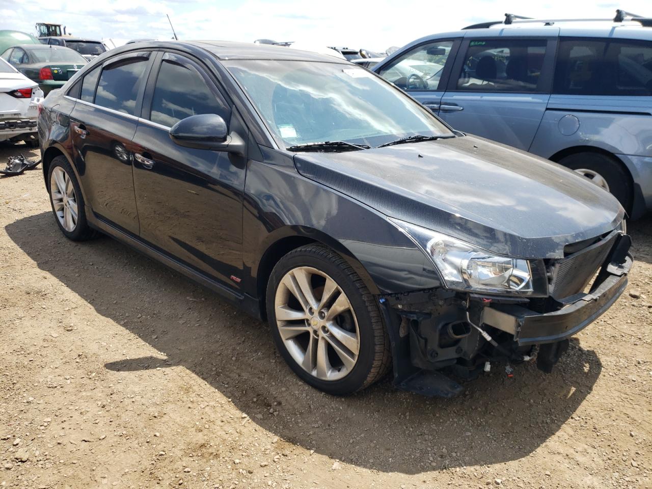 2012 Chevrolet Cruze VIN 1G1PH5SC2C7291276 Copart auction photo, front end damage thumbnail 4
