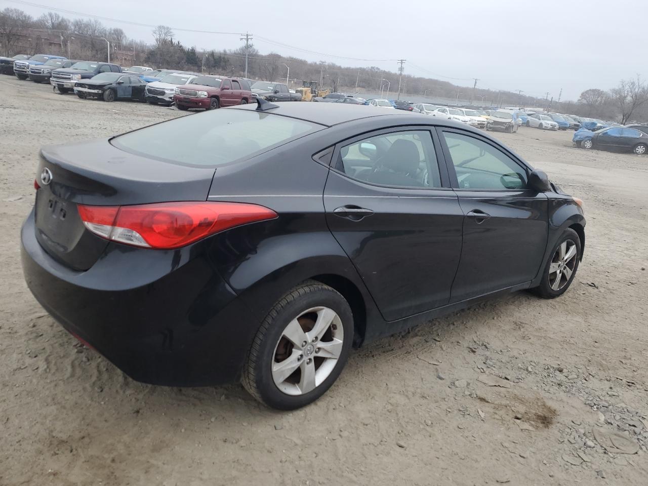 2011 Hyundai Elantra VIN KMHDH4AE8BU155558 Copart auction photo, front end damage thumbnail 3