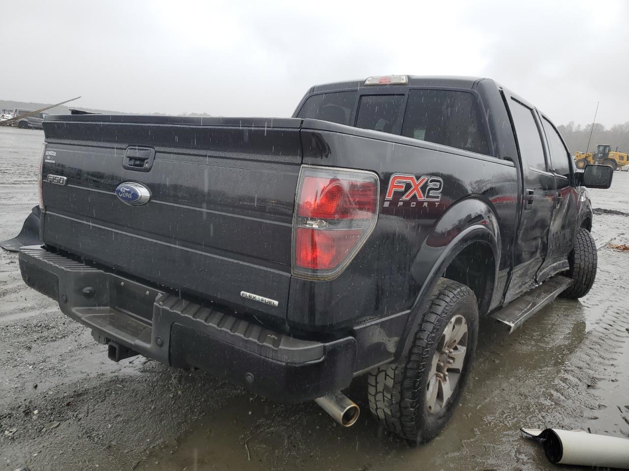 2014 Ford F-150 VIN 1FTFW1CF6EFA41638 Copart auction photo, side / front end damage thumbnail 3