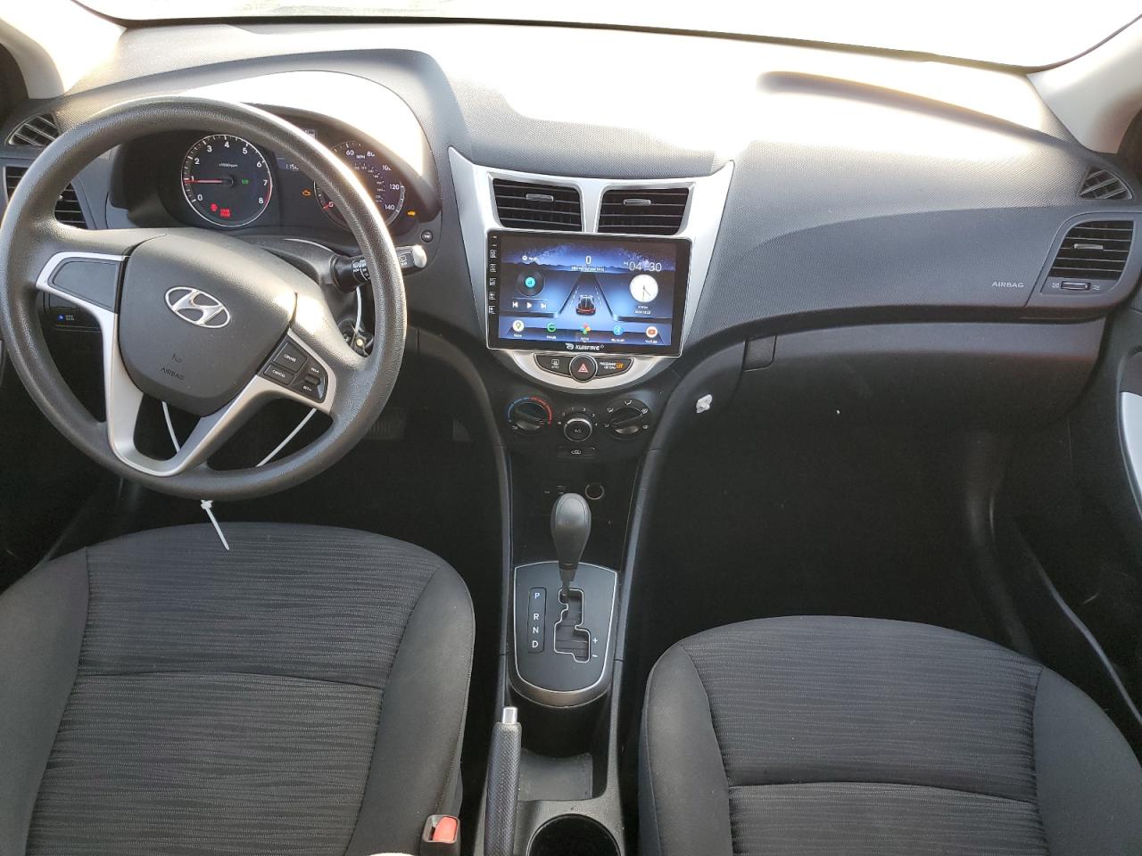 2015 Hyundai Accent VIN KMHCT5AE1FU218022 Copart auction photo, rear end / front end damage thumbnail 8
