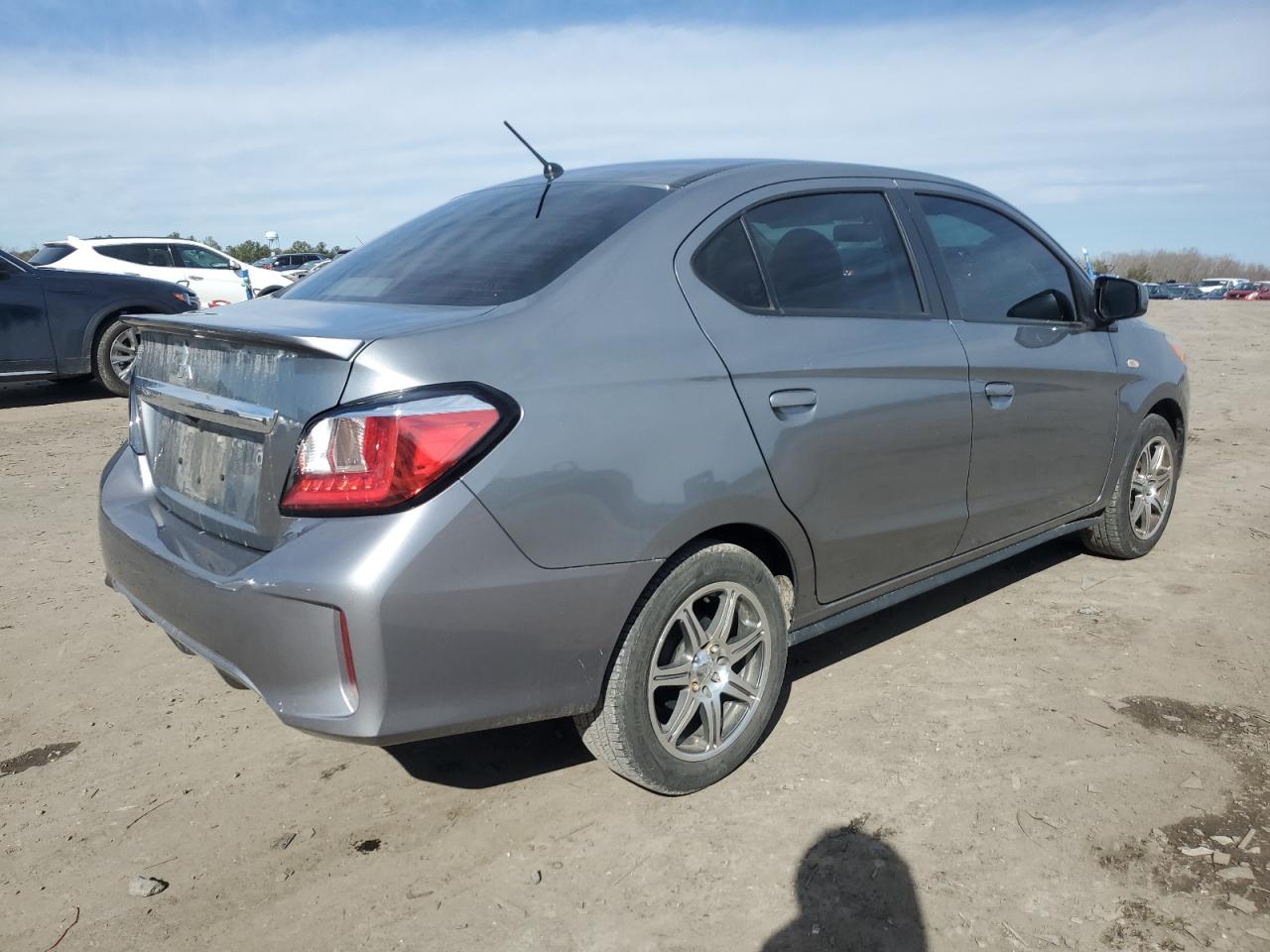2022 Mitsubishi Mirage VIN ML32FUFJ4NHF06010 Copart auction photo, front end / side damage thumbnail 3