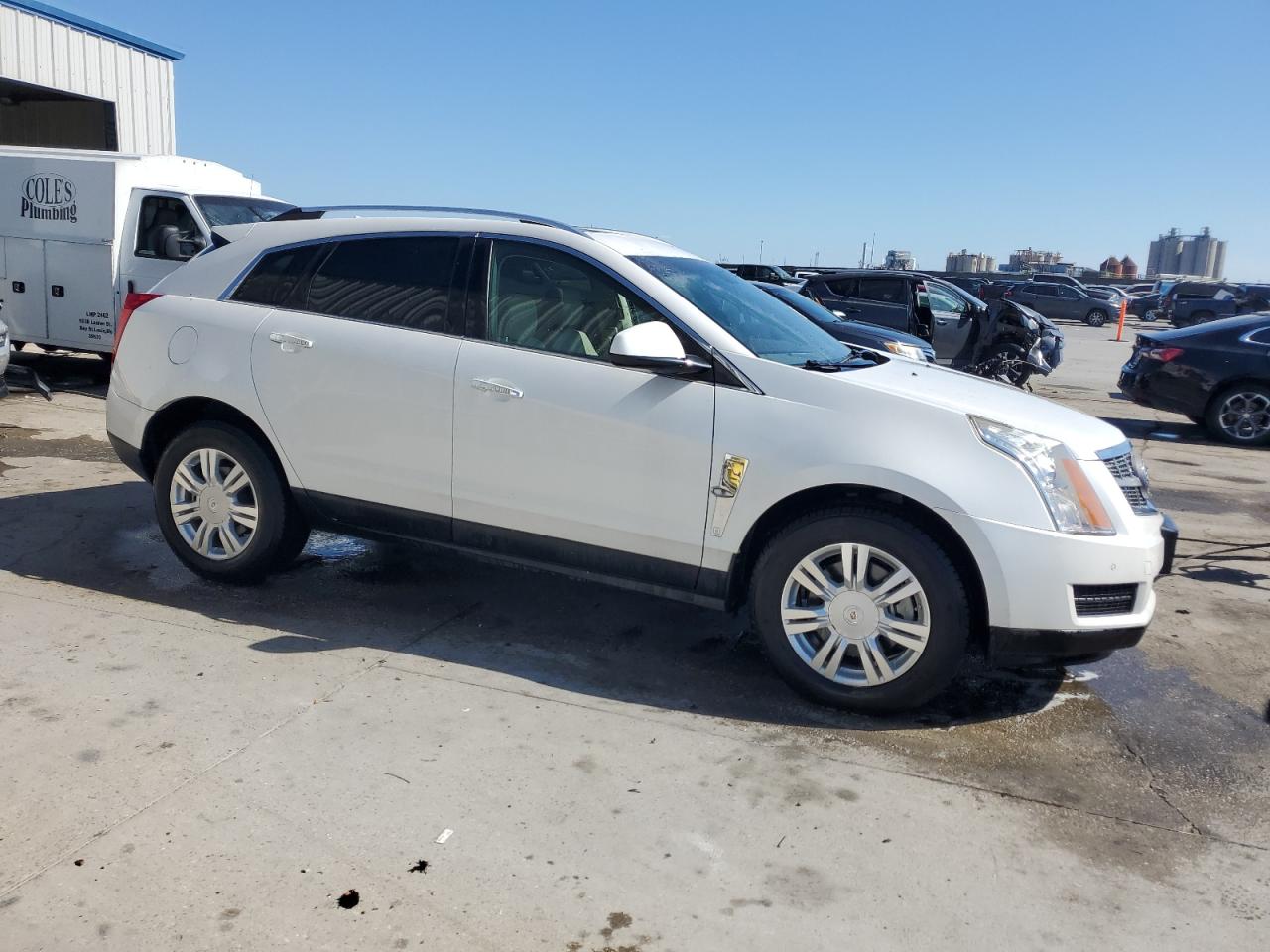 2012 Cadillac SRX VIN 3GYFNAE33CS546092 Copart auction photo, water/flood damage thumbnail 4