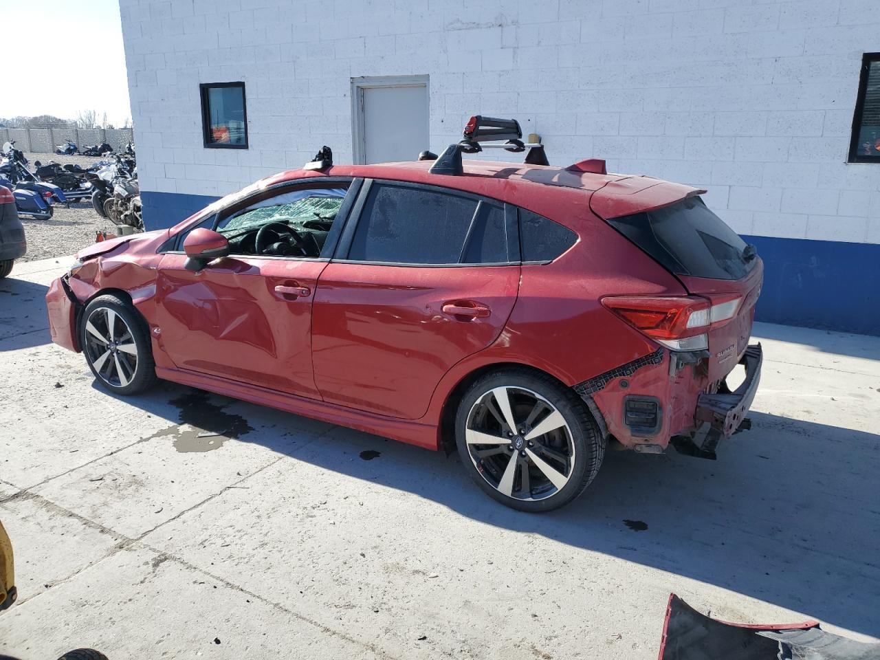 2019 Subaru Impreza VIN 4S3GTAJ69K1740593 Copart auction photo, all over damage thumbnail 2