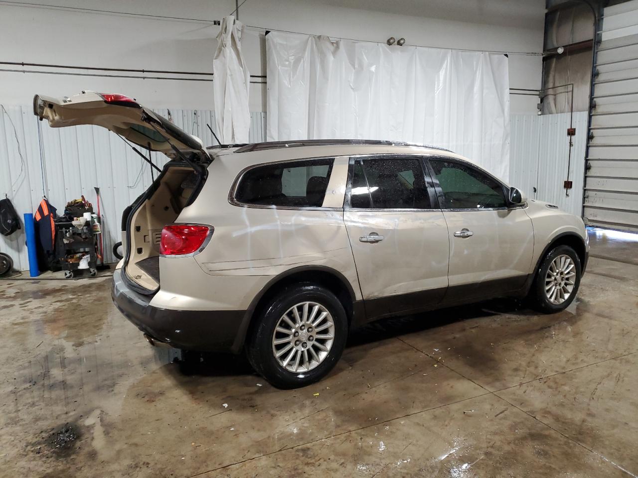 2011 Buick Enclave VIN 5GAKVBED8BJ388336 Copart auction photo, vandalism damage thumbnail 3