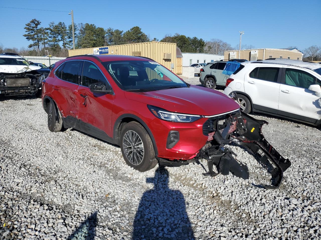 2023 Ford Escape VIN 1FMCU0E19PUA67729 Copart auction photo, all over / undercarriage damage thumbnail 4