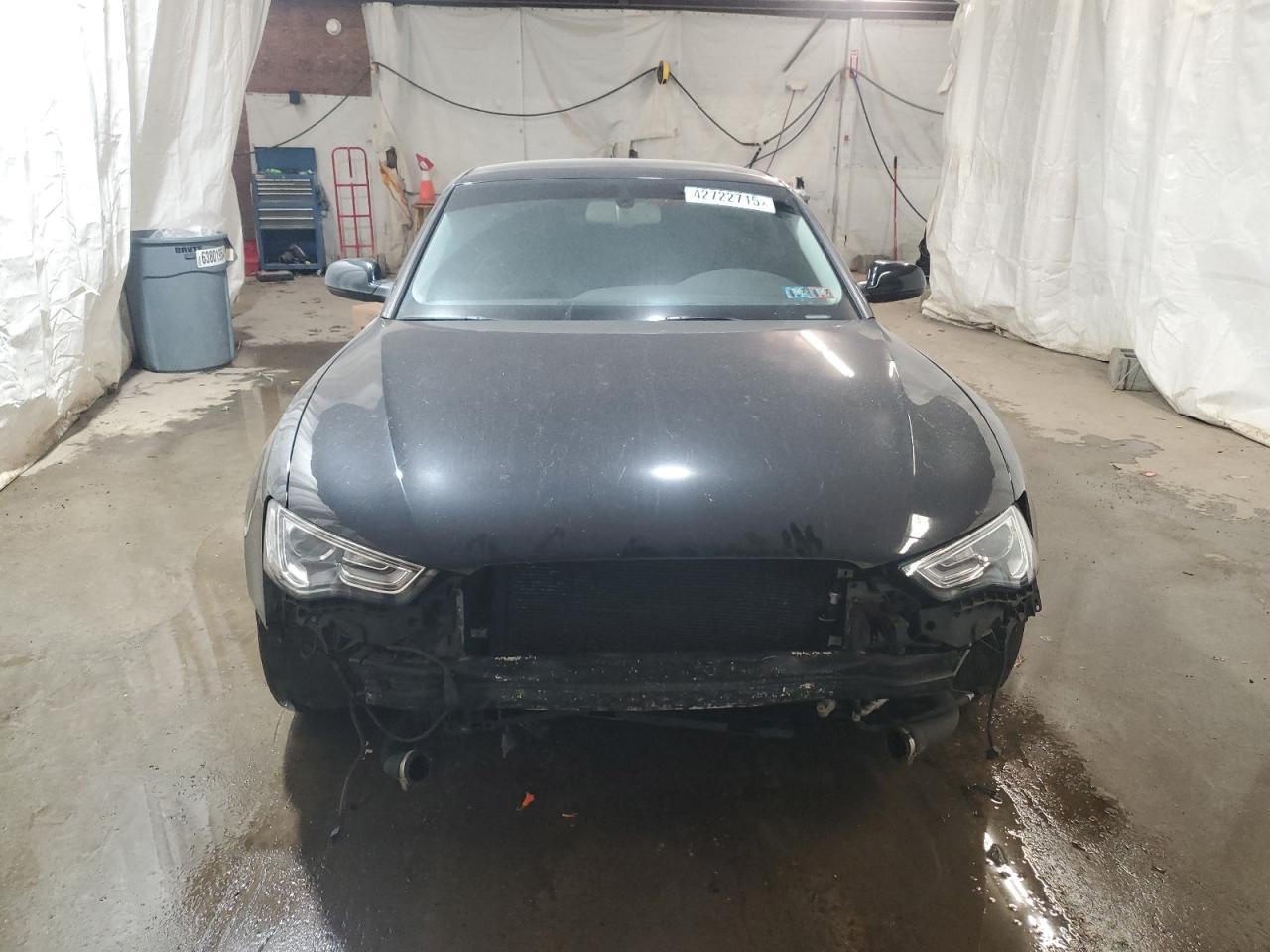 2013 Audi A5 VIN WAURFAFR5DA053811 Copart auction photo, undercarriage / front end damage thumbnail 5