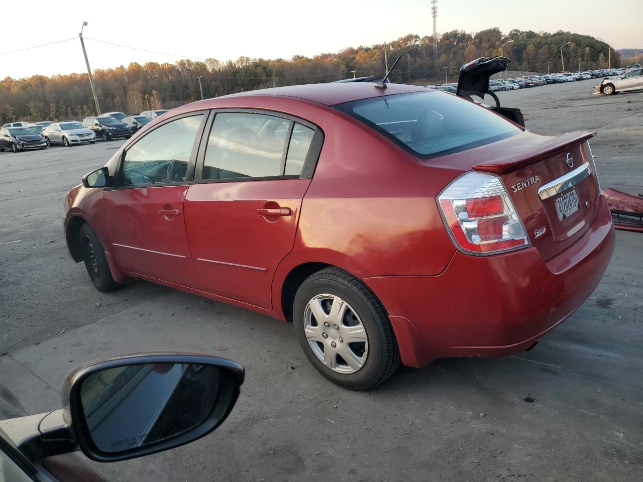 2012 Nissan Sentra VIN 3N1AB6AP7CL657014 Copart auction photo, front end / minor dent/scratches damage thumbnail 2