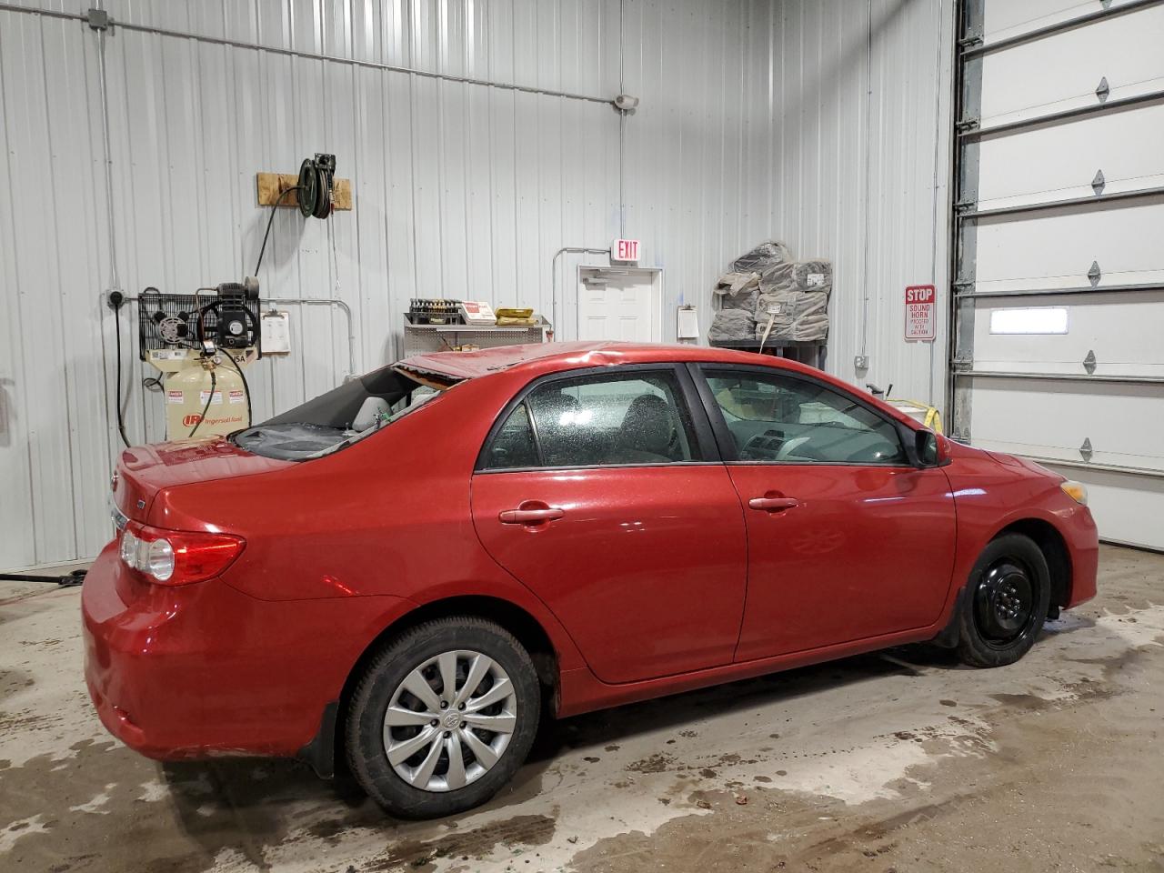 2012 Toyota Corolla VIN 5YFBU4EE7CP020507 Copart auction photo, water/flood / top/roof damage thumbnail 3