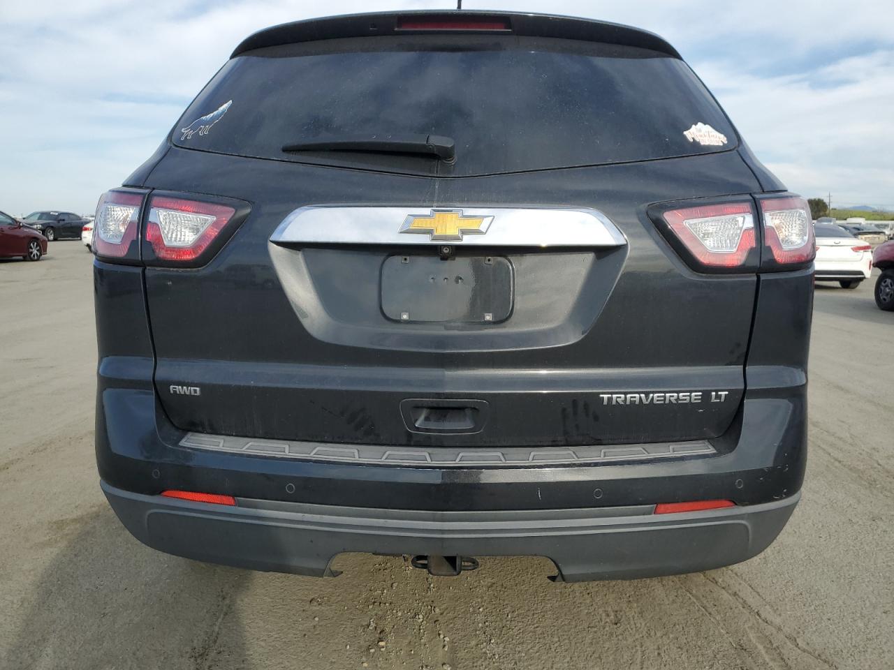 2014 Chevrolet Traverse VIN 1GNKVHKD4EJ341712 Copart auction photo, all over damage thumbnail 6