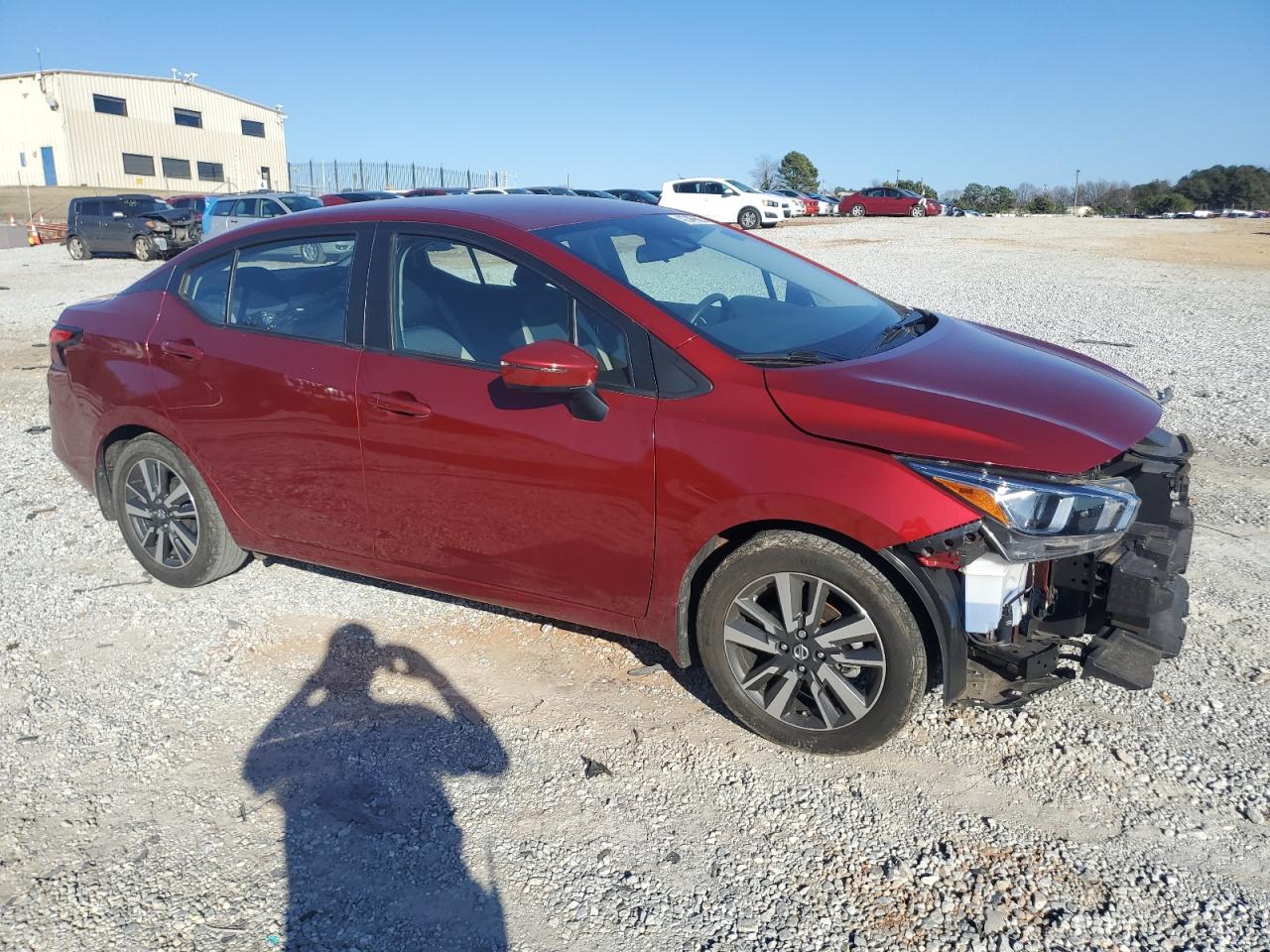 2021 Nissan Versa VIN 3N1CN8EV2ML895326 Copart auction photo, front end / side damage thumbnail 4