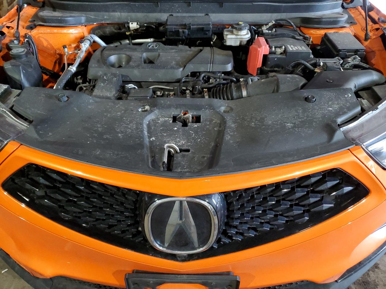 2021 Acura RDX VIN 5J8TC2H72MY000317 Copart auction photo, side / front end damage thumbnail 11