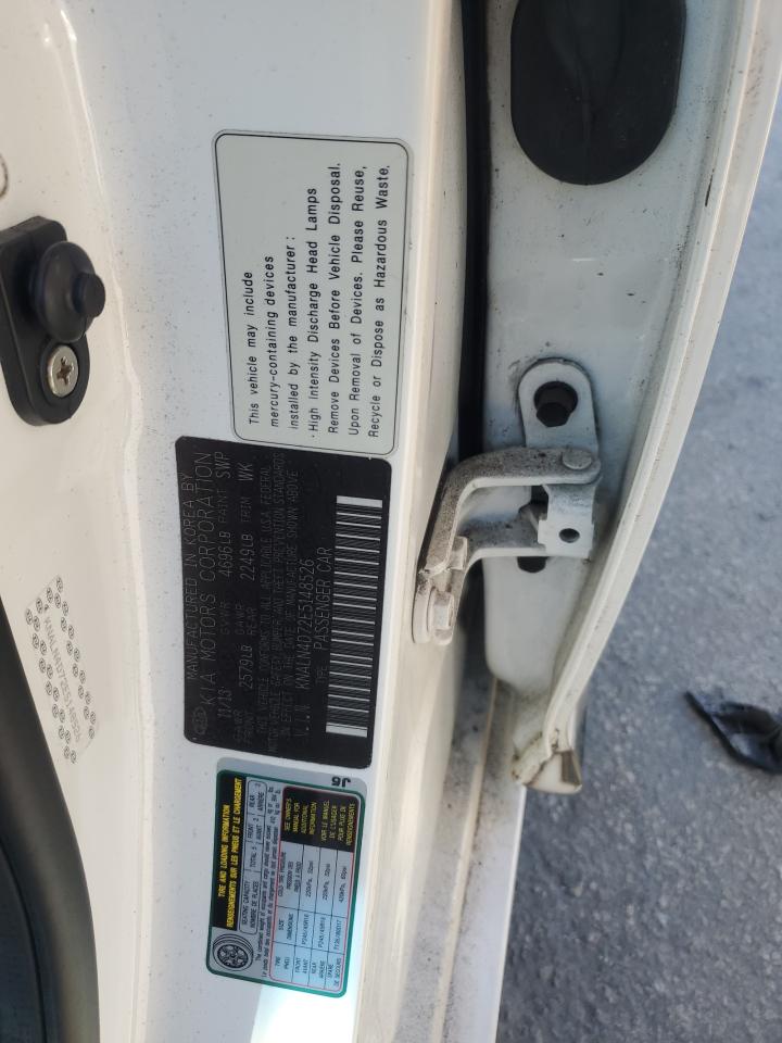 2014 KIA Cadenza VIN KNALN4D72E5148526 Copart auction photo, front end damage thumbnail 12