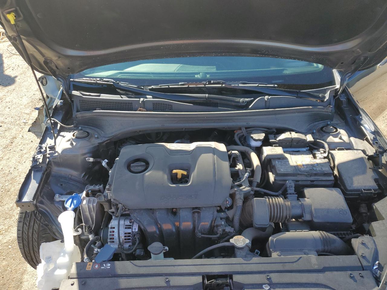 2023 KIA Forte VIN 3KPF24AD6PE550608 Copart auction photo, front end / side damage thumbnail 11