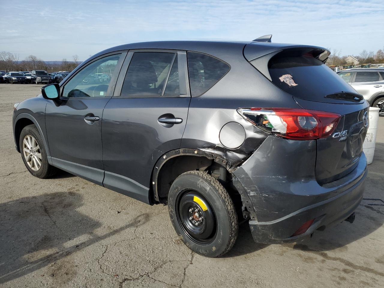 2016 Mazda CX-5 VIN JM3KE4CY8G0681660 Copart auction photo, rear end / side damage thumbnail 2