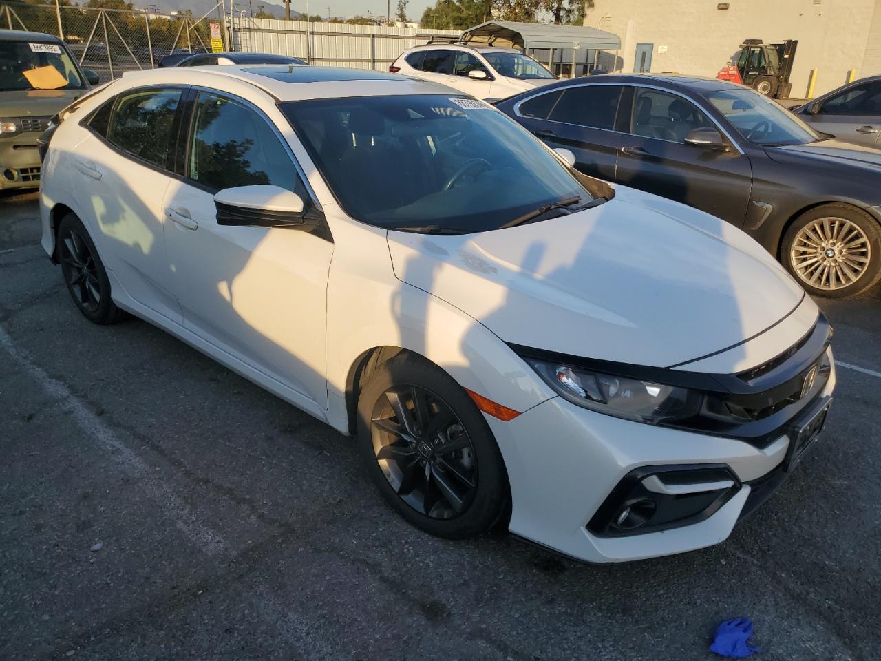2021 Honda Civic VIN SHHFK7H62MU402307 Copart auction photo, rear end damage thumbnail 4