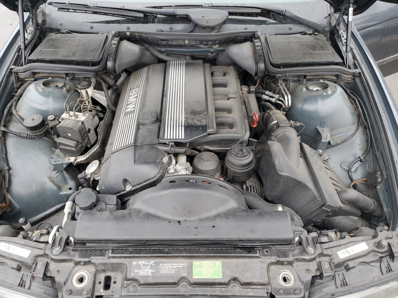 2000 BMW 5er VIN WBADM6349YGU22646 Copart auction photo, front end damage thumbnail 11