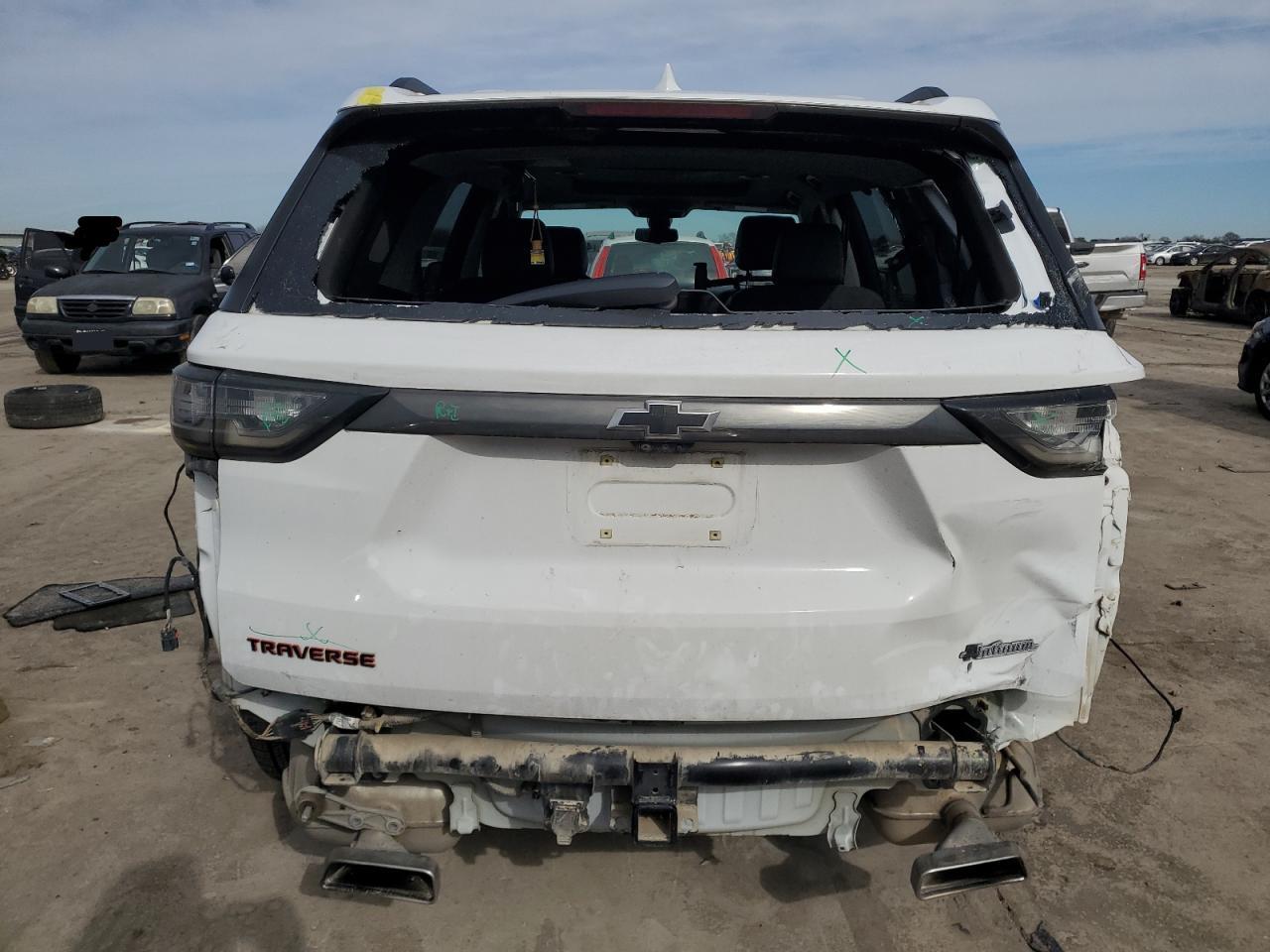 2020 Chevrolet Traverse VIN 1GNERKKWXLJ191179 Copart auction photo, rear end damage thumbnail 6
