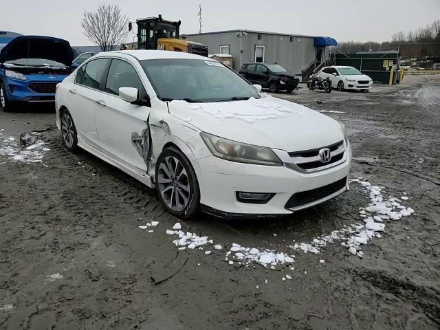 2013 Honda Accord VIN 1HGCR2F59DA163183 Copart auction photo, side / front end damage thumbnail 13