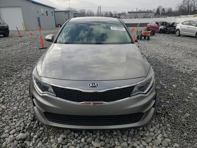 2016 KIA Optima VIN 5XXGT4L31GG028918 Copart auction photo, side / front end damage thumbnail 11