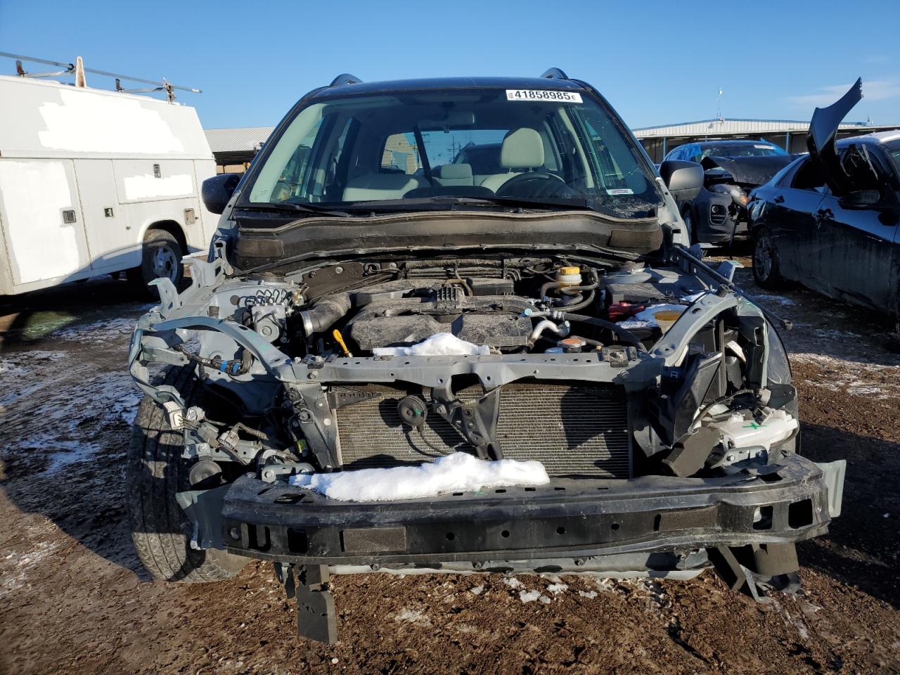 2018 Subaru Forester VIN JF2SJABC9JH589976 Copart auction photo, front end damage thumbnail 5