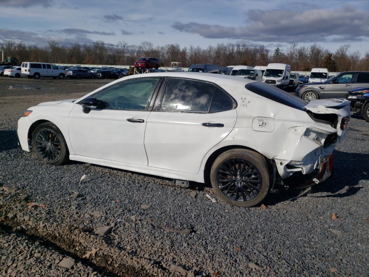 2021 Toyota Camry VIN 4T1G11AK9MU434526 Copart auction photo, burn / rear end damage thumbnail 2
