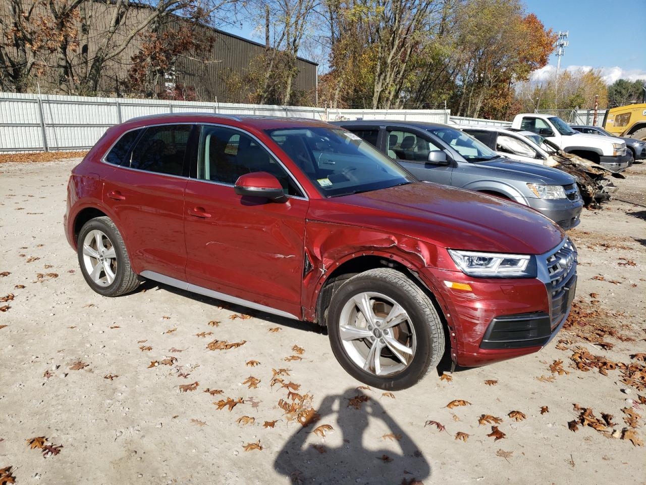 2020 Audi Q5 VIN WA1BNAFY3L2044977 Copart auction photo, side / minor dent/scratches damage thumbnail 4