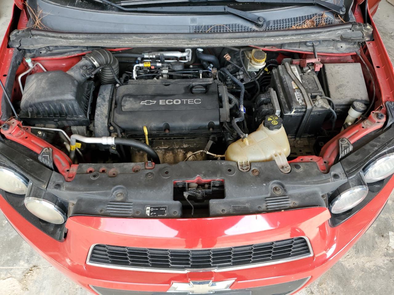 2012 Chevrolet Sonic VIN 1G1JC5SH5C4107255 Copart auction photo, front end damage thumbnail 11