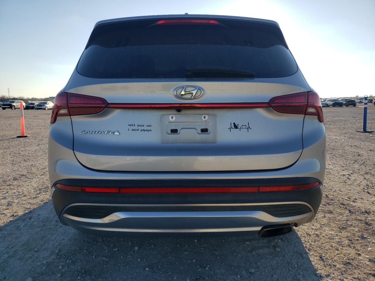 2021 Hyundai Santa Fe VIN 5NMS24AJ0MH330082 Copart auction photo, all over damage thumbnail 6