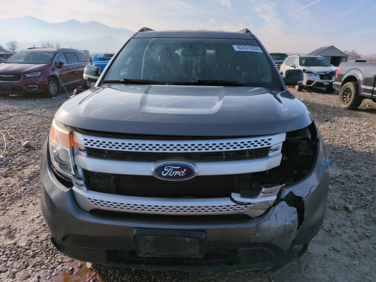 2014 Ford Explorer VIN 1FM5K7D97EGA33007 Copart auction photo, front end damage thumbnail 5