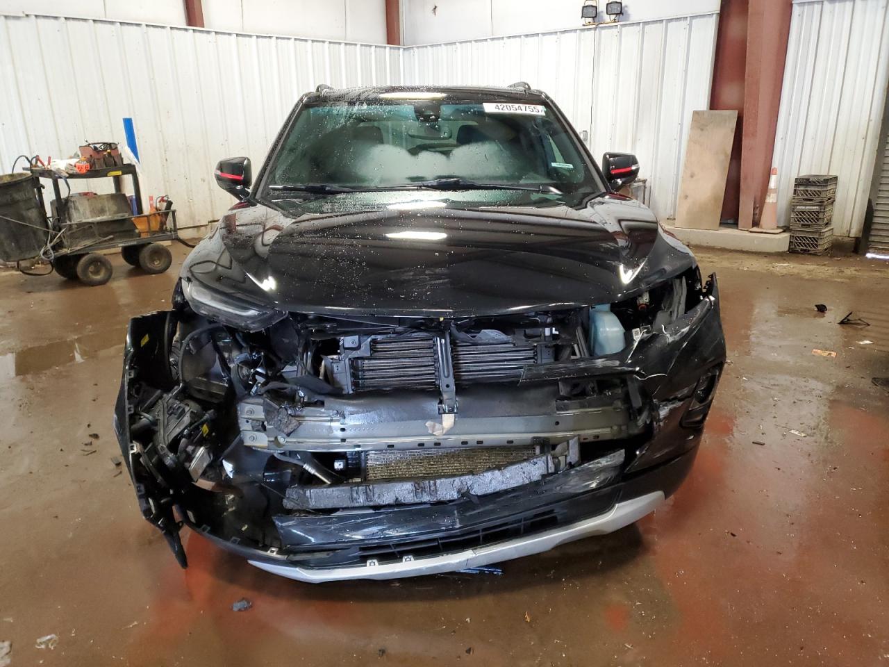 2022 Chevrolet Blazer VIN 3GNKBDRS8NS215986 Copart auction photo, front end damage thumbnail 5