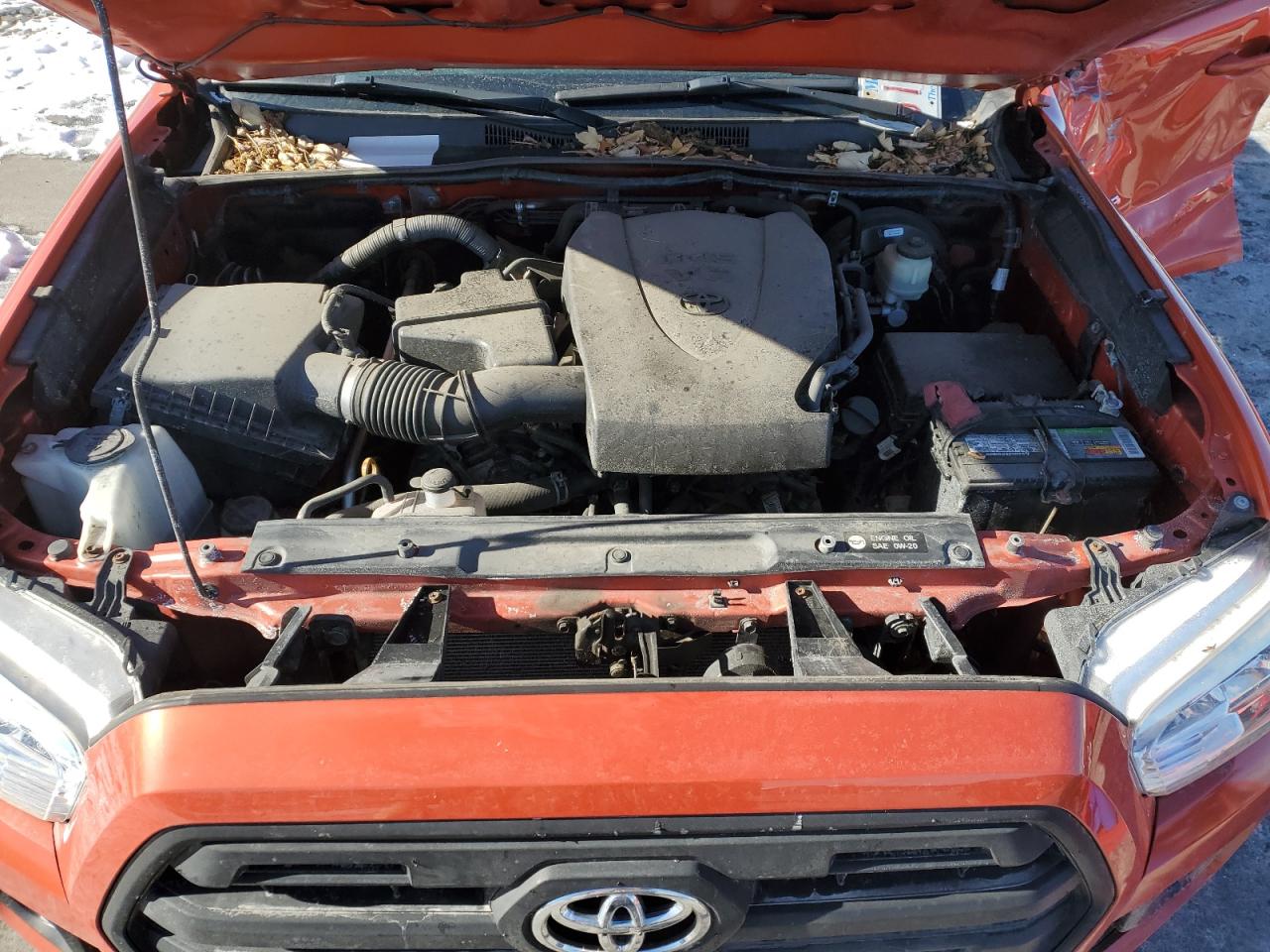 2016 Toyota Tacoma VIN 5TFCZ5AN5GX041901 Copart auction photo, side / front end damage thumbnail 11